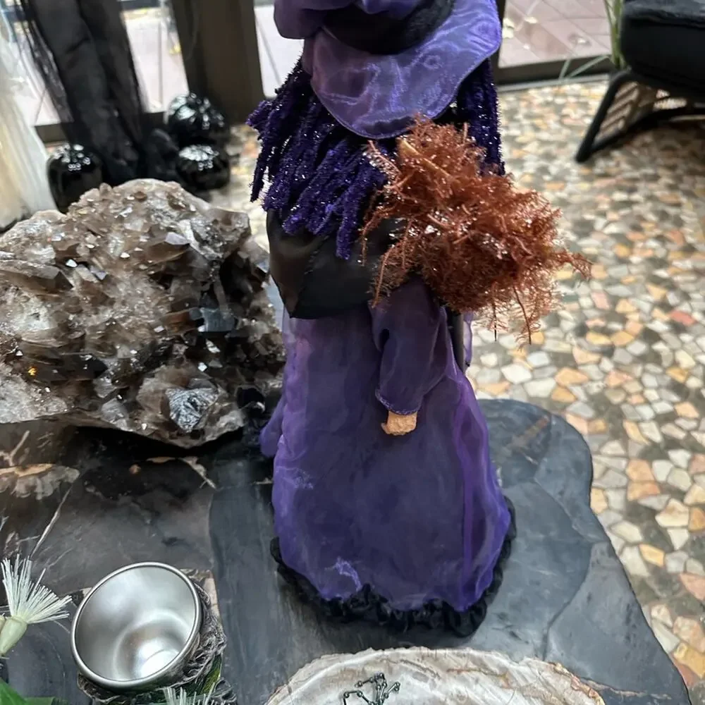 Vintage Dan Dee Collectors Choice Witch Doll Ghost Broom 19